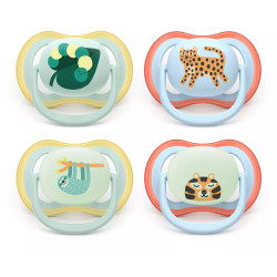 Philips AVENT SCF087/22 baby pacifier Classic baby pacifier Orthodontic Silicone Multicolour