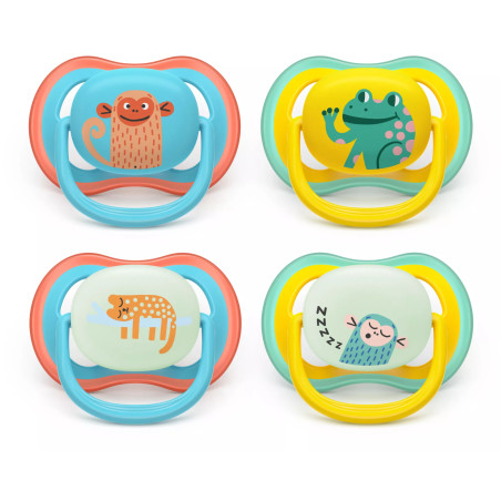 Philips AVENT SCF349/56 baby pacifier Classic baby pacifier Orthodontic Silicone Multicolour