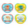 Philips AVENT SCF349/56 baby pacifier Classic baby pacifier Orthodontic Silicone Multicolour