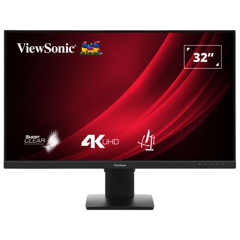 Viewsonic VG3208-4K computer monitor 81.3 cm (32") 3840 x 2160 pixels 4K Ultra HD LED Black