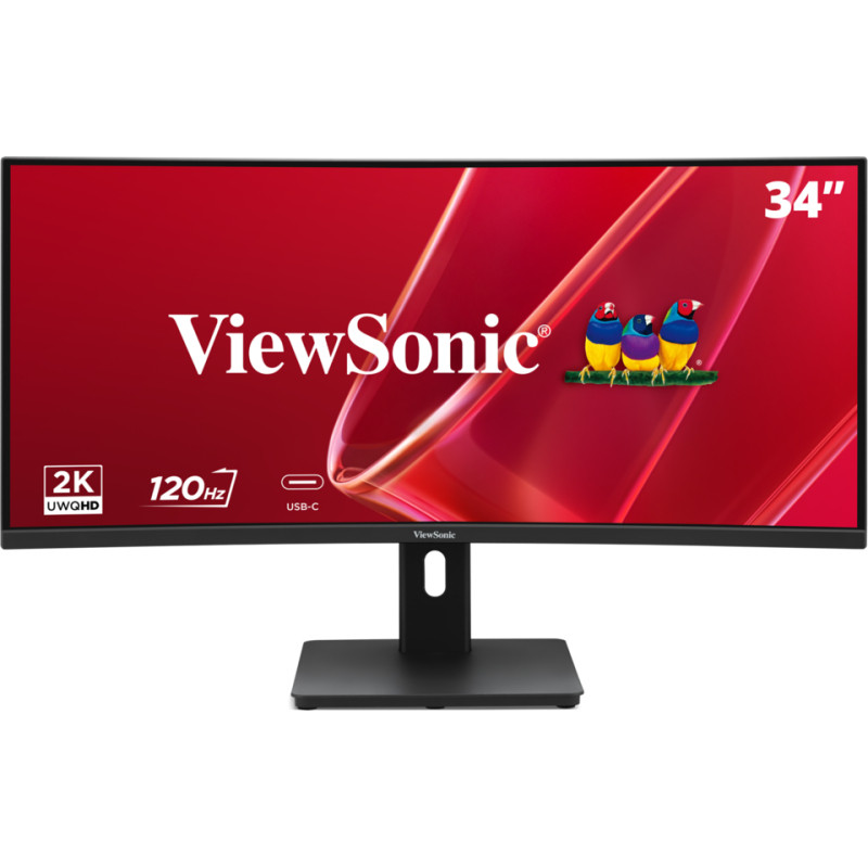 Viewsonic VA VA3420C-2 computer monitor 86.4 cm (34") 3440 x 1440 pixels UltraWide Quad HD LED Black