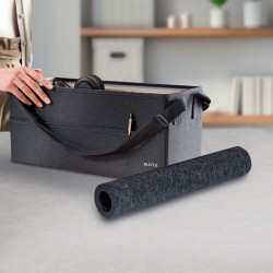 Leitz 53830089 darbo stalo patiesalas Fetras Tamsiai Pilka