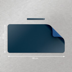 Leitz 53820068 desk pad Polyvinyl chloride (PVC) Dark Blue