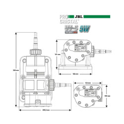 JBL sterilizatorius ProCristal Compact Plus UV-C 5 W
