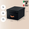 Leitz 61490095 storage box Carton Black