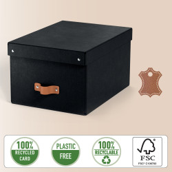 Leitz 61490095 saugojimo dėžė Kartonas Juoda