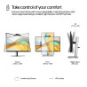 HP Series 5 Pro 524pm computer monitor 60.5 cm (23.8") 1920 x 1080 pixels Full HD LCD Black