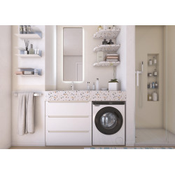 Candy ProWash 700 Mini CW50-BP12307U1-S skalbimo mašina Pakraunama per priekį 5 kg 1200 RPM Balta