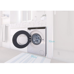 Candy CW50-BP12307WU-S washing machine Front-load 5 kg 1200 RPM White