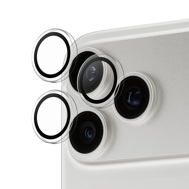 PanzerGlass ® Hoops® Camera Lens Protector Transparent iPhone 17 Pro | iPhone 17 Pro Max | iPhone 16 Pro | 16 Pro Max Skaidri ek