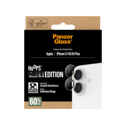 PanzerGlass ® Hoops® Camera Lens Protector Transparent iPhone 17 | iPhone 16 | 16 Plus Skaidri ekrano apsauga Apple 1 vnt