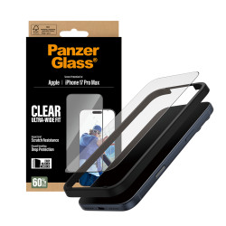 PanzerGlass ® Screen Protector iPhone 18 Pro Max | 17 Pro Max | Ultra-Wide Fit w. EasyAligner