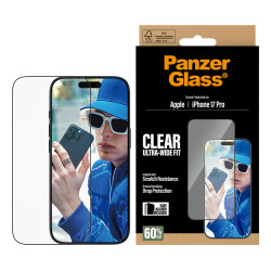 PanzerGlass ® Screen Protector iPhone 18 Pro | 17 Pro | Ultra-Wide Fit w. EasyAligner