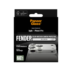 PanzerGlass ® Fender Camera Protector Silver iPhone 17 Pro Skaidri ekrano apsauga Apple 1 vnt