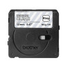 Brother BTAG-135 label-making tape White on transparent