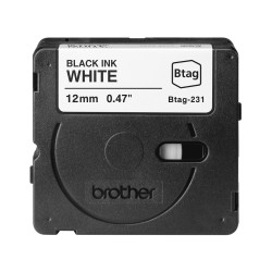 Brother BTAG-231 etikečių juostelė Juoda ant baltos