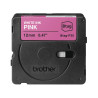 Brother BTAG-P35 etikečių juostelė Balta rausvame fone