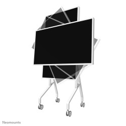 Neomounts FL50-515WH1 multimedijos įrenginio vežimėlis / stovas Balta Plokščia panelė Multimedijos vežimėlis