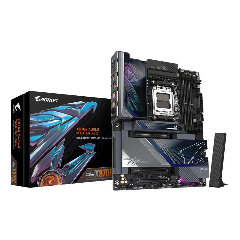GIGABYTE X870E AORUS MASTER X3D AMD X870E Socket AM5 ATX