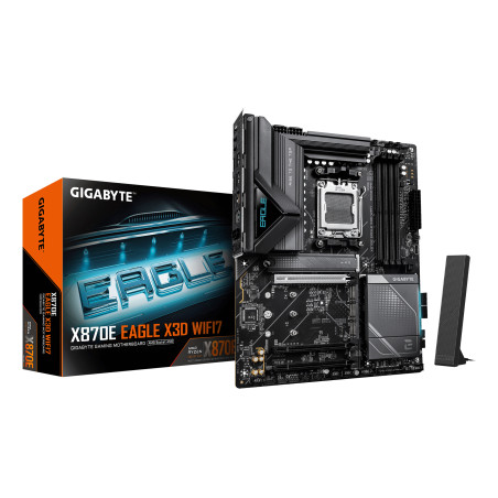 GIGABYTE X870E EAGLE X3D WIFI7 AMD X870E AM5 lizdas ATX
