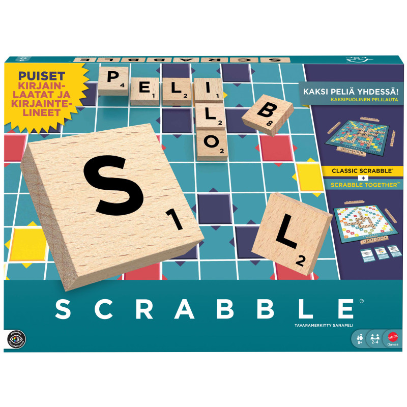 Mattel Games Scrabble Stalo žaidimas Žodis