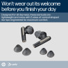 HP Poly Voyager Free 60+ UC Carbon Black Earbuds +BT700 USB-A Adapter +Touchscreen Charge Case Laisvų rankų įranga Bevielis Įkiš