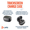 HP Poly Voyager Free 60+ UC Carbon Black Earbuds +BT700 USB-A Adapter +Touchscreen Charge Case Laisvų rankų įranga Bevielis Įkiš