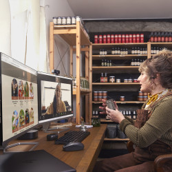 HP Poly Voyager Free 60+ UC Carbon Black Earbuds +BT700 USB-A Adapter +Touchscreen Charge Case Laisvų rankų įranga Bevielis Įkiš