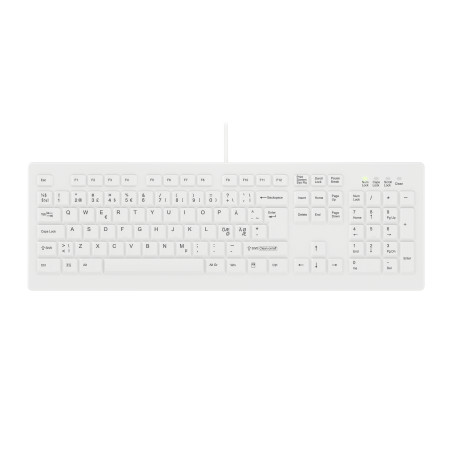 Contour Design Active Key AK-C8100F-UVS-W/NOR keyboard USB QWERTY Nordic