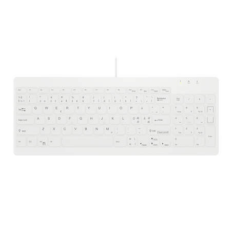 Contour Design Active Key AK-C7012F-UVS-W/NOR keyboard USB QWERTY Nordic