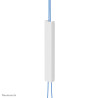 Neomounts ADS06-123WH cable organizer Desk Cable duct White 1 pc(s)