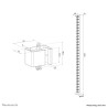 Neomounts ADS06-130WH cable organizer Desk Cable guide White 1 pc(s)