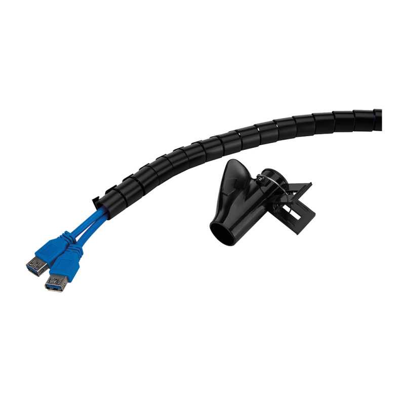 Neomounts ADS06-141BL kabelių tvarkymo priemonė Stalas Kabelio mova Juoda 1 vnt