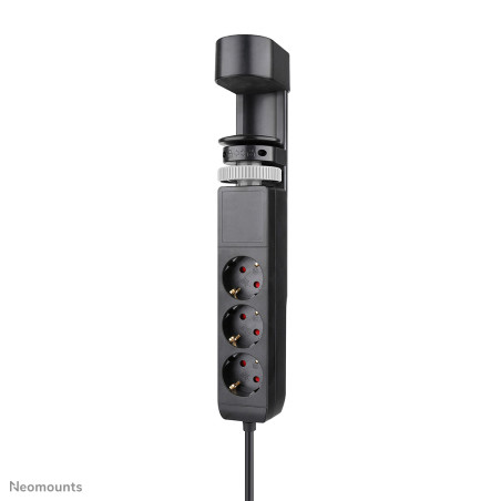 Neomounts DS22-840BL6 elektros tinklo ilgintuvas 1,4 m 3 AC išvestis(ys / čių) Vidaus Juoda