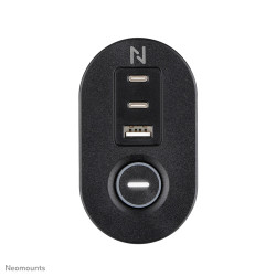 Neomounts DS22-840BL6 elektros tinklo ilgintuvas 1,4 m 3 AC išvestis(ys / čių) Vidaus Juoda