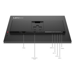 Lenovo ThinkVision P27Q-40 computer monitor 68.6 cm (27") 2560 x 1440 pixels Quad HD LED Black