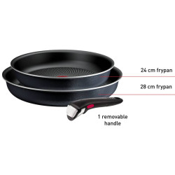 Tefal Ingenio L7239103 Keptuvės ir puodo rinkinys 3 vnt
