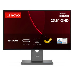 Lenovo ThinkVision P24QD-40 computer monitor 60.5 cm (23.8") 2560 x 1440 pixels Quad HD LCD Black