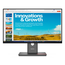 Lenovo ThinkVision P24QD-40 kompiuterio monitorius 60,5 cm (23.8") 2560 x 1440 pikseliai Quad HD LCD Juoda