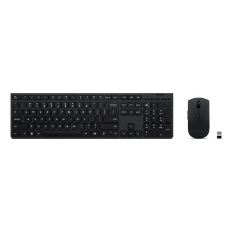Lenovo 4X31R64357 keyboard Mouse included Office RF Wireless + Bluetooth QWERTY Nordic Grey