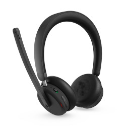 Lenovo 6550 Laisvų rankų įranga Bevielis Su lankeliu Biuras / skambučių centras C tipo USB Bluetooth Juoda