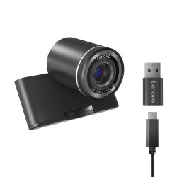 Lenovo 4XC1Q25245 internetinė kamera 4 MP 1920 x 1080 pikseliai USB-C Juoda