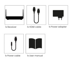 Marmitek 25008486 AV extender Black