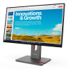 Lenovo ThinkVision P24QD-40 computer monitor 60.5 cm (23.8") 2560 x 1440 pixels Quad HD LCD Black
