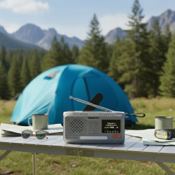 Marmitek 25008643 radio Portable Analog & digital Light grey