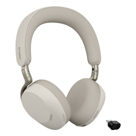 Jabra Evolve3 75 UC + Link 390c Laisvų rankų įranga Bevielis Su lankeliu Skambučiai / muzika C tipo USB Bluetooth Pilka