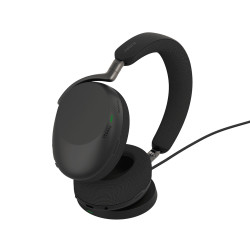 Jabra Evolve3 85 Laisvų rankų įranga Vielinis ir Bevielis Su lankeliu Skambučiai / muzika C tipo USB Bluetooth Juoda