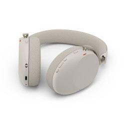 Jabra Evolve3 85 MS + Link 390c Laisvų rankų įranga Bevielis Su lankeliu Skambučiai / muzika C tipo USB Bluetooth Pilka