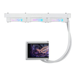 ASUS ROG RYUO IV 360 ARGB WHT Procesorius Universalusis skystinis aušintuvas 12 cm Balta