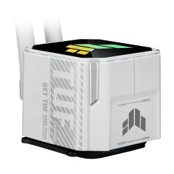 ASUS TUF Gaming LC III 360 ARGB White Edition Kompiuterio korpusui Universalusis skystinis aušintuvas 12 cm Balta